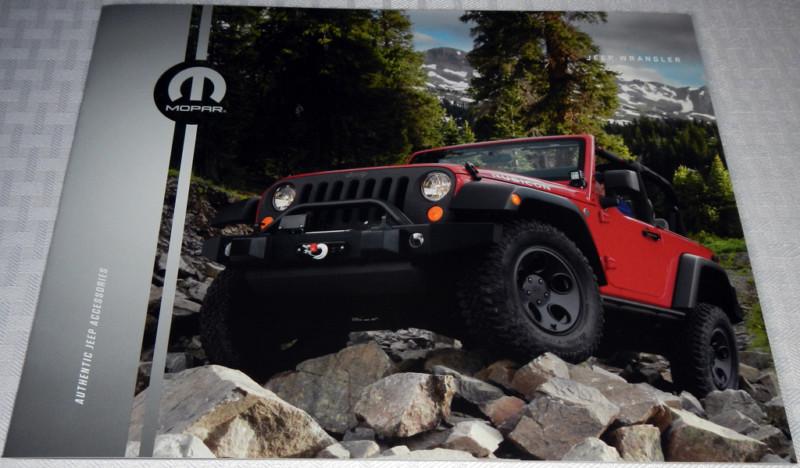 Brand new 2013 jeep wrangler accessories brochure