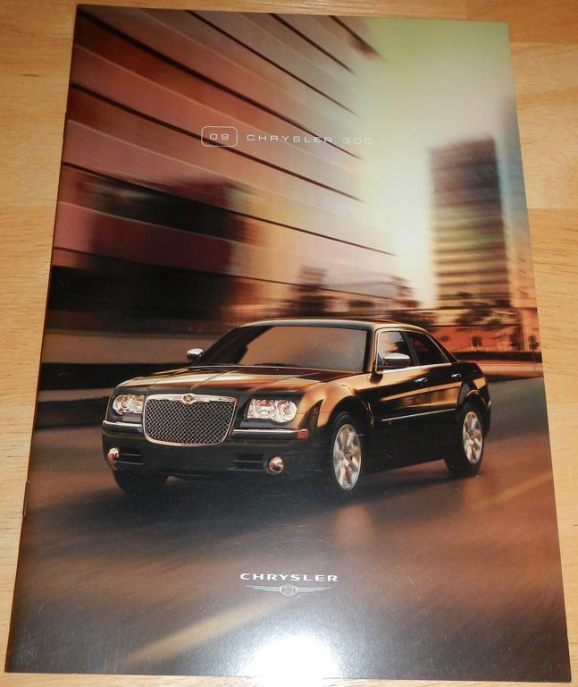 2009 chrysler 300 brochure ft srt8 300c limited signature touring