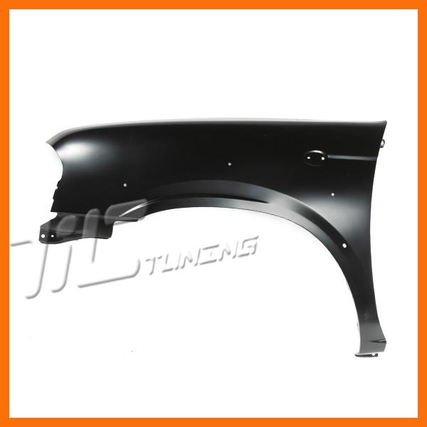 01-04 nissan frontier fender driver left steel 3.3l v6 primered new replacement