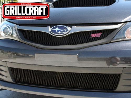 Subaru impreza wrx sti grillcraft upper mesh grill grille 2008 2009 2010