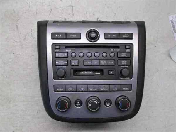 03 2003 nissan murano 6 cd cass radio w/ climate oem