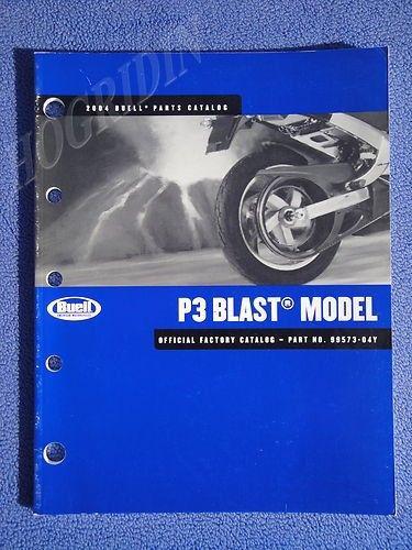 Buell p3 blast parts catalog 2004 99573-04y