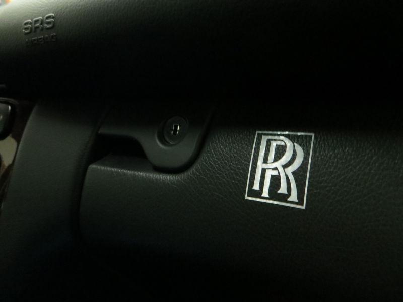 2pcs dashboard badge decal sticker *rolls royce logo*