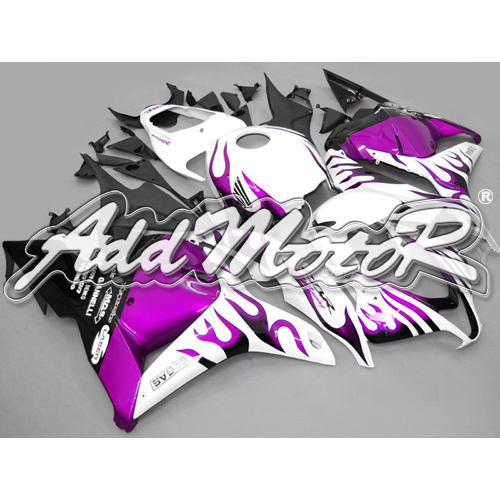 Injection molded fit cbr600rr 2009 2010 2011 2012 purple flame fairing 69n36