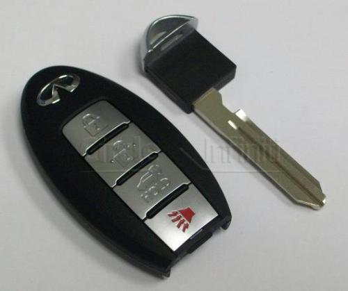 New factory oem infiniti m37 m56 keyless remote & uncut key