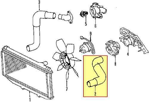 Lexus 1657150190 genuine oem factory original upper hose