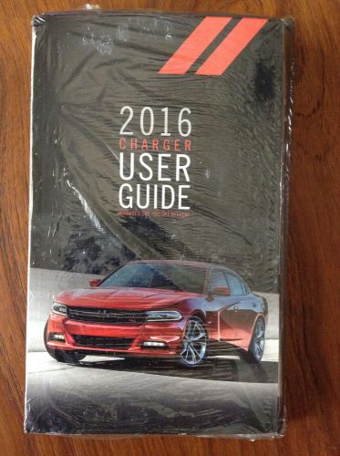 2016 dodge charger owner&#039;s manual user guide set with case - new