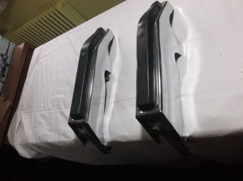 1971-72 chevelle oem front bumper guards