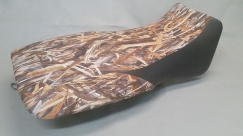 Polaris xpress 400l seat cover 2-tone flooded timber &amp; black (front) &amp; 25 colors