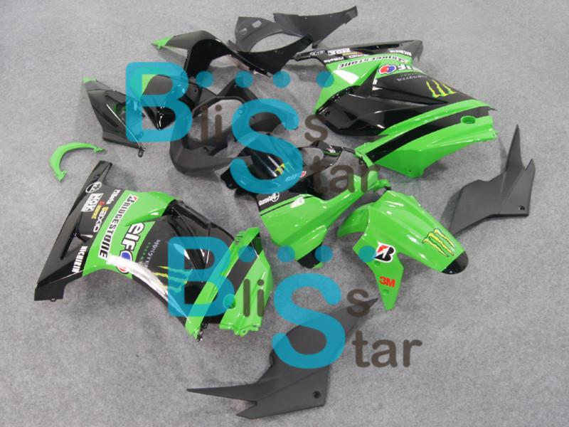 Kawasaki ninja ex250 250r 2008 2009 2010 2011 2012 08-12 custom fairing 7 w7