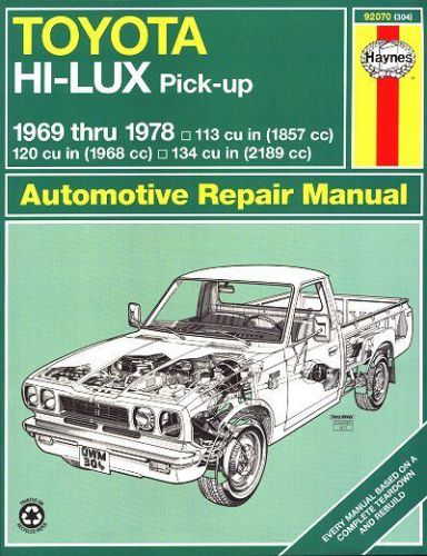 Toyota hi-lux pick-up repair manual 1969-1978