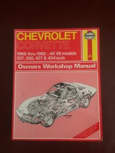 Chevrolet corvette owners workshop manual