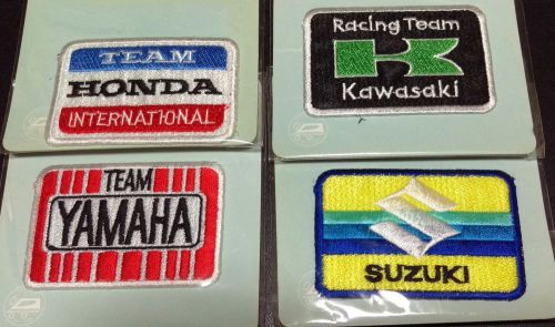 Honda・yamaha・kawasaki・suzuki・japanese motorcycle manufacturer patch set