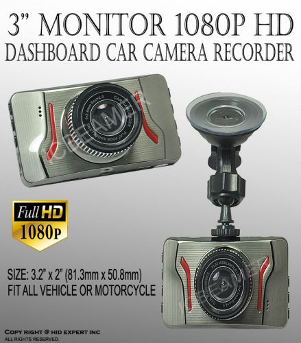 Icbeamer 3&#034; full hd car dvr vehicle camera digital video 1080p camera yt#277j30h