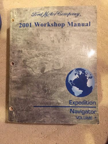 2001 ford expedition lincoln navigator factory service manual workshop vol 1