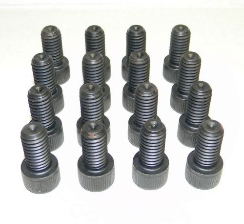 Small block ford 351w 351c black allen / socket header bolt set 16pcs. new