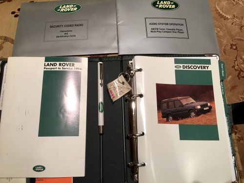 1994 land rover discovery owners manual     excellent condition