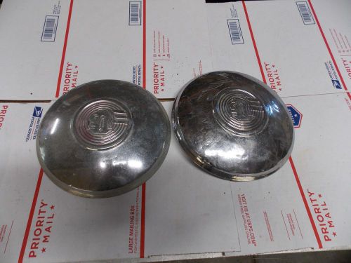 Vintage pontiac poverty caps dog dish hubcaps wall hangers