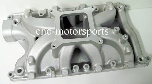 54033 sb ford 351w hurricane race single plane intake manifold stroker 408 satin