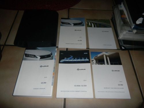 2013 lexus gs350 with navigation owners manual set + free shipping