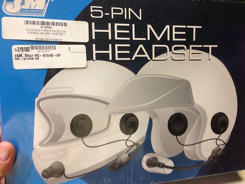 Stereo helment headset