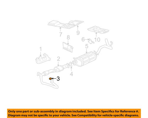 Gm oem exhaust-seal 15093974