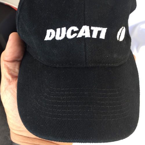 Ducati men&#039;s motorcycle baseball style hat cap in black adjustable