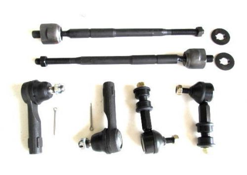 For nissan altima 1998-2001 tie rod end inner &amp; outer &amp; sway bar links front 6pc