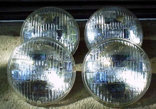 1968 69 70 71 t3 oem headlights (4) impala corvette pontiac gmc look good!!!