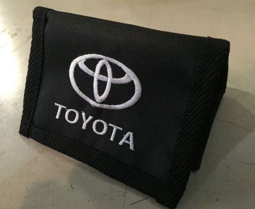 New toyota black wallet flag yaris corolla rav4 avensis aygo