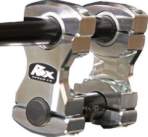 Rox 2.5 inch t-style stem pivoting snow handlebars risers for 7/8 / 1 1/8 bars