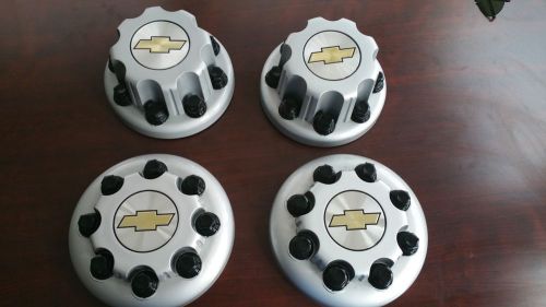 Oem 2001-2015 chevy 3500 16&#034; dually wheel center hub caps dual rim covers hubs