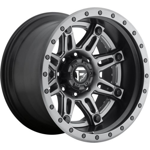 20x10 gray fuel hostage ii d232 6x135 -19 rims 37x12.5x20 tires