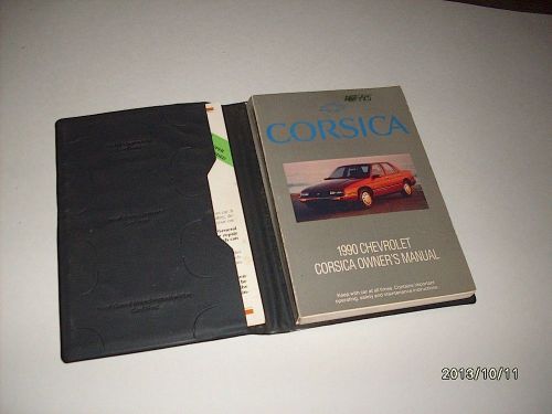 1990 chevrolet corsica owners manual owner&#039;s guide book original