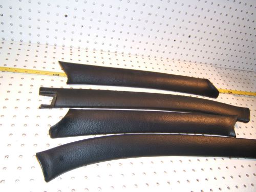 Mercedes late w109,w108 windshield  inner frame blue oem 1 set  of 4 covers, # 2