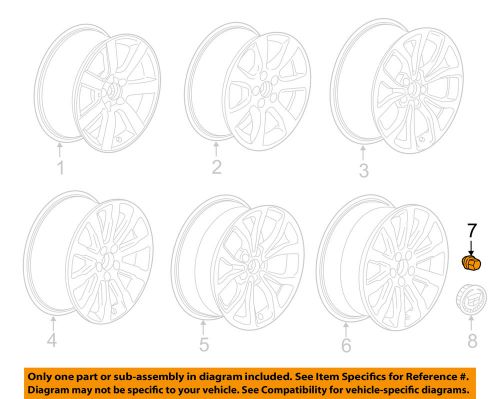 Gm oem wheels-wheel nut 9596863