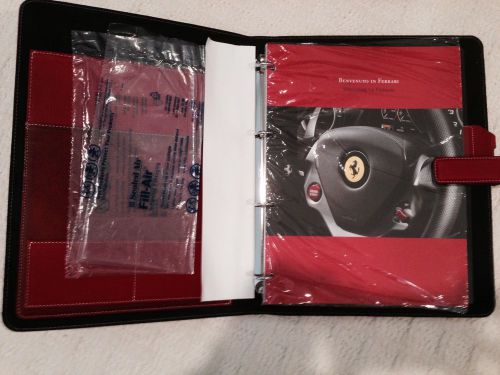 Ferrari welcome binder lowest price on ebay