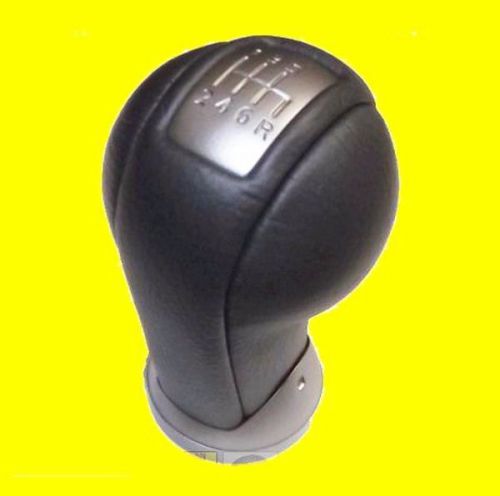 Genuine infiniti g35 skyline v35 black leather manual shift knob 6mt oem