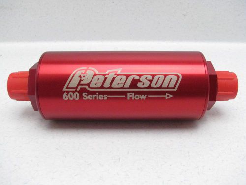 Peterson fluid systems 100 micron  600 series fuel filter -8an  new 09-0621