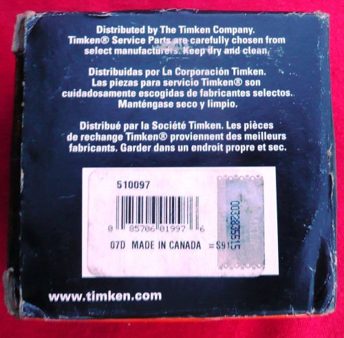 New timken 510097 wheel bearing  -- upc 085706019976  free shipping