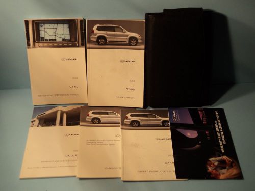 08 2008 lexus gx470 owners manual with navigation