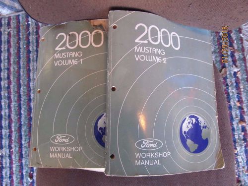 Ford mustang 99 :03 original factory repair manual , 2 volumes