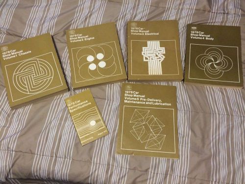 1978 ford cars 1-6 volume service repair shop manual set