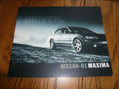 2001 nissan maxima sales brochure