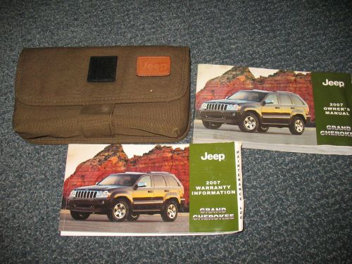 2007 / 07 jeep grand cherokee owners manual