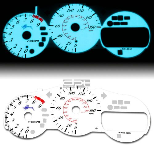 Indiglo glow gauge+harness white face for 00-05 toyota celica 1.8 l gts 2zz-ge