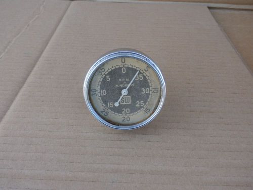 Vintage stewart warner 4,000 rpm hand held tachometer sw tach hit miss car truck