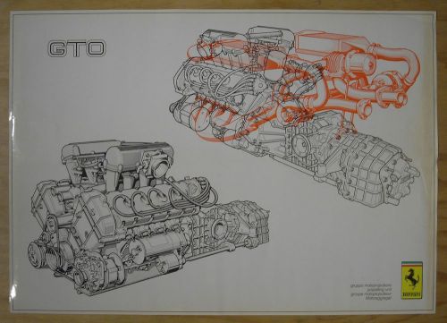 Ferrari cutaway posters