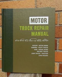 Motor repair manual 28th edition 1962 - 1975 trucks motor homes vans bus tractor