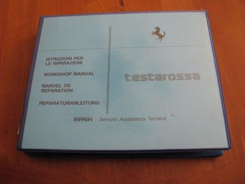 Ferrari testerossa workshop manual